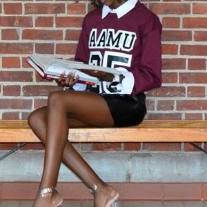 HBCU AAMU Alabama A&M University Maroon Crew Neck Sweater